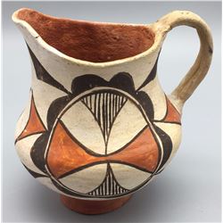 Acoma Pottery Pitcher, Circa 1940s