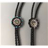 Image 1 : Pair Zuni Inlay Bolos