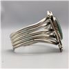 Image 2 : Turquoise and Sterling Silver  Bracelet - Signed
