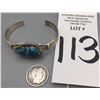 Image 7 : Apache Blue Turquoise Bracelet - Nelson