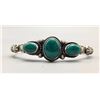 Image 1 : 3 Stone Turquoise Bracelet - Johnson