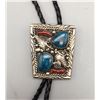 Image 1 : Turquoise and Coral Bolo