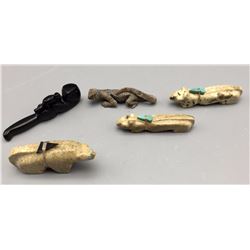 Group of 5 Zuni Fetishes