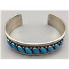 Image 2 : Turquoise and Sterling Silver Bracelet - Livingston