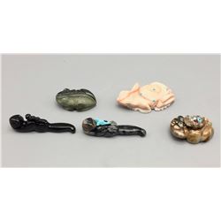 Group of 5 Zuni Fetishes