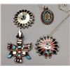 Image 1 : 4 Items of Zuni Inlay
