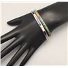 Image 8 : Pair of Sterling Silver Inlay Bracelets