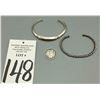 Image 8 : Pair of Sterling Silver Bracelets