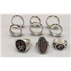 Image 2 : 9 Hopi Overlay Rings