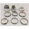 Image 3 : 9 Hopi Overlay Rings