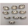 Image 1 : 10 Hopi Overlay Rings