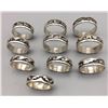 Image 2 : 10 Hopi Overlay Rings