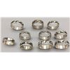 Image 2 : 10 Hopi Overlay Rings