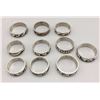 Image 4 : 10 Hopi Overlay Rings