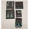 Image 1 : 5 Pair of Turquoise Earrings