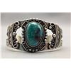 Image 1 : Turquoise and Sterling Bracelet - B. Johnson