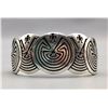 Image 1 : Hopi Man-in-the-Maze Bracelet by Josytewa
