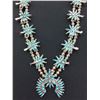 Image 1 : Needlepoint Squash Blossom Necklace