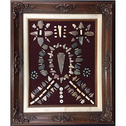 Framed Artifacts Dispay