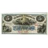 Image 2 : El Banco Del Comercio, 1869 Specimen Banknote with Serial #0002.