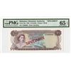 Image 1 : Bahamas Monetary Authority, 1968 Specimen banknote.