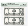 Image 1 : Banco Central De Bolivia, ca.1981 Progress Proof Uncut Pair of Banknotes.