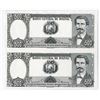 Image 2 : Banco Central De Bolivia, ca.1981 Progress Proof Uncut Pair of Banknotes.
