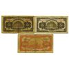 Image 2 : Bank of Communication, 1914 Lot of 3 notes.