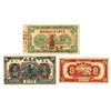 Image 1 : China Private & Local Banknote Trio, ca. 1920's-1940's.