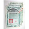 Image 1 : Chinese Government 5% Gold Loan of 1912 Issued Bond Trio.