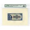 Image 1 : Banco de la Republica, 1942, 5 Pesos Oro Proof Banknote.