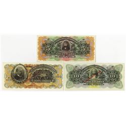 Banco Anglo Costarricense, 19xx, SPECIMEN Trio.