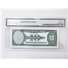 Image 2 : American Bank Note Co, Watermark and Security Device Test note (1990's-Old date 1929).