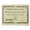 Image 2 : Caisse Patriotique de Lyon, ND (1793), Issued Siege of Lyon Note.