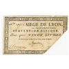 Image 2 : Caisse Patriotique de Lyon, ND (1793), Issued Siege of Lyon Note.