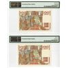 Image 2 : Banque de France, 1946 High Grade Sequential Banknote Pair.