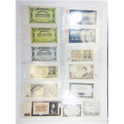 Assorted European Issuers. 1790s-1990s. Group of 72 Issued Notes.