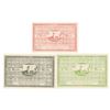 Image 2 : Darmstadt 1918 Notgeld Trio.