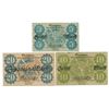 Image 2 : Stadt Bautzen 1918 Notgeld Trio.