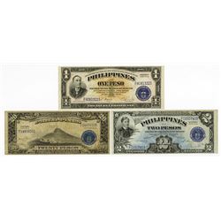 Philippines, 1944-1949, Trio of Issued Treasury Certificates