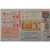 Image 2 : Russian Scrip Note Assortment ca.1960's to 1990's.