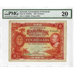 Government of Sarawak, 1929 Issue Banknote.