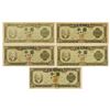 Image 1 : Bank of Korea, 1952 Issue Quintet.