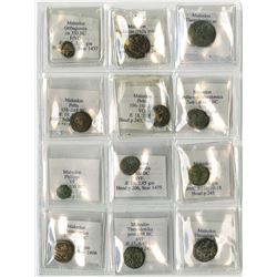 Greece Ancient Coin Group of 12, ca.357 BC to 149 BC.