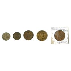 Venice: Revolutionary Issues, 1848-1849, Quintet of Coins