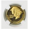 Image 2 : Philippines, 1982, Gold Bataan-Corregidor Anniversary Commemorative Coin.