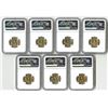 Image 2 : United States Mint, Septet of 1935-1937 Buffalo Nickels.