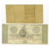 Image 2 : Southern State Obsolete Banknote Pair, ca.1861-1862.