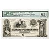 Image 1 : Farmers and Planters Bank Baltimore, ca.1830's Obsolete Proof.