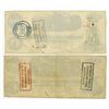 Image 2 : C.S.A., $100, 1862 Lot of 2 notes, T-39 and T-40.